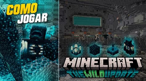 COMO INSTALAR E JOGAR A NOVA ATUALIZAÇÃO do MINECRAFT 1 19 WARDEN