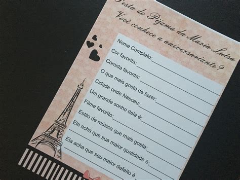 Brincadeira Você Conhece o Aniversariante Chá de Lingerie Elo