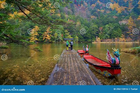 Myojin Pond At Hotaka Rear Shrine In Kamikochi Nagano Japan Editorial Photo Image Of Hotaka