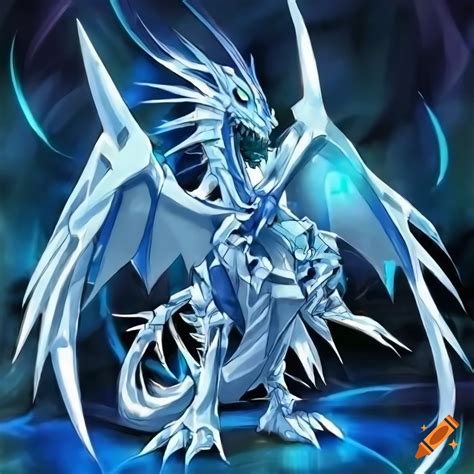 Anime Art Blue Eyes White Dragon Yugioh Art Style