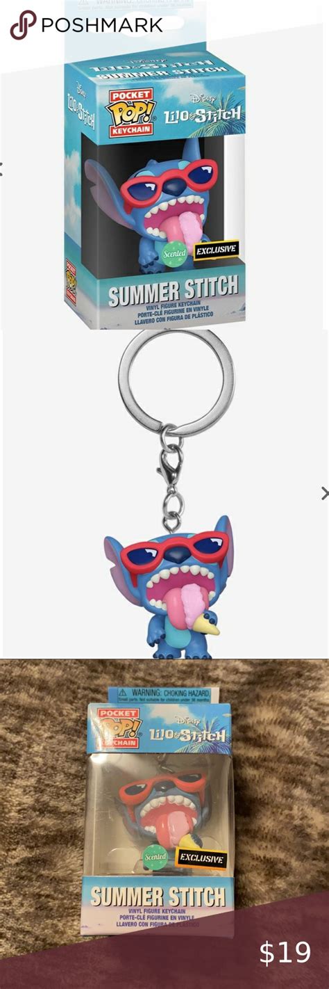 Funko Disney Lilo Stitch Pocket Pop Summer Stitch Scented Hot Topic Exclusive Lilo And