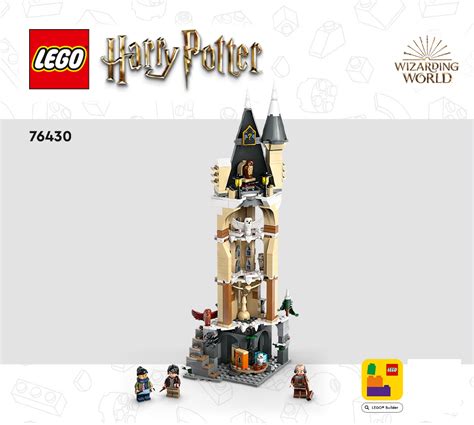 Manual Lego Set Harry Potter Hogwarts Castle Owlery