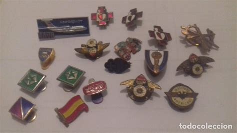 Lote De 19 Insignias Comprar Insignias Militares Españolas Y Pins En