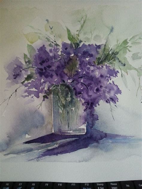 Vaso Di Fiori Blumen Aquarell Aquarell Blumen Blumenbilder