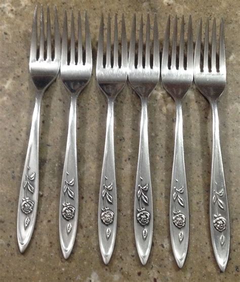 Vintage Oneida Community My Rose Stainless Flatware Betty Etsy