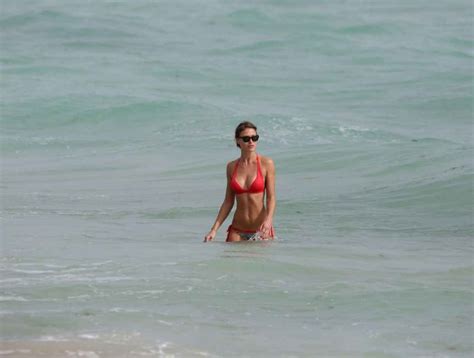 Olga Kent Bikini Candids Miami January Celebsla