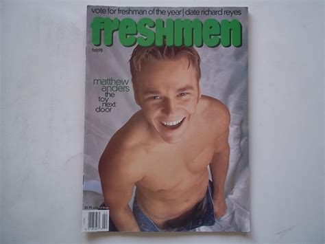 Freshmen February Gay Male Magazine Nude Photos Photographs Fred Goss Editor In Chief