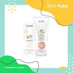 BABE SUPER FLUID MATIFIANT SPF 50 50ML STOP AKN CLEANSING GEL100M