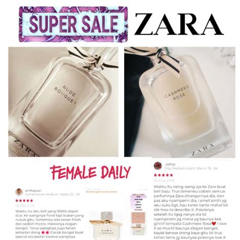 Jual Sale Zara Cashmere Rose Atau Nude Bouquet Edp Ml For Women Indonesia Shopee Indonesia
