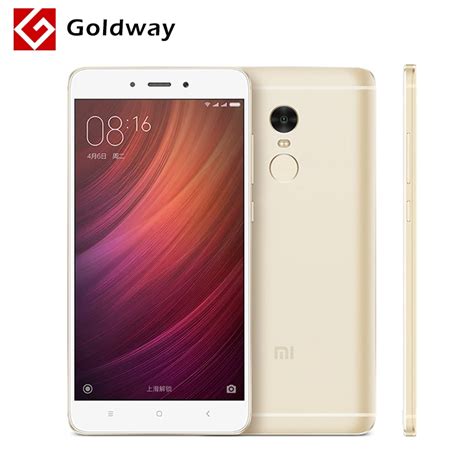 Original Xiaomi Redmi Note 4 Mobile Phone 4gb Ram 64gb Rom Mtk Helio X20 Deca Core 55 Fhd