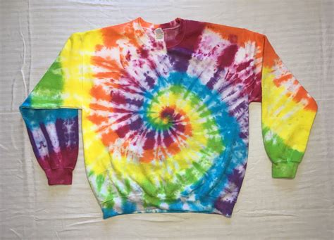 Tie Dye Sweatshirt Crew Neck Custom Pick Your Own Colors By