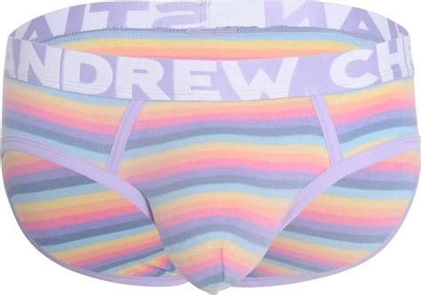 Andrew Christian Baby Unicorn Stripe Brief W ALMOST NAKED MAAT L Heren Ondergoed Bol