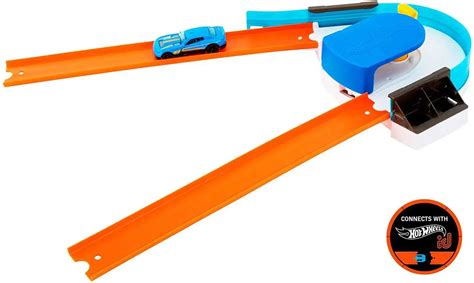 Hot Wheels Track Builder System 2 Lane Launcher 164 Track Set Mattel Toys ToyWiz