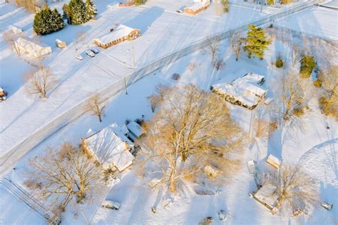 Premium Photo | Wonderful winter scenery with houses in south carolina ...