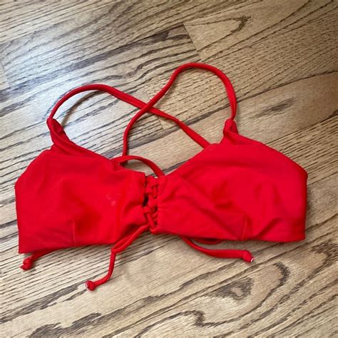 Swim South Beach Swim Red Bikini Top Poshmark
