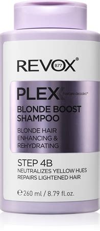 Revox B77 Plex Blonde Boost Shampoo Step 4B Shampoo zum Neutralisieren von Gelbstich für blonde