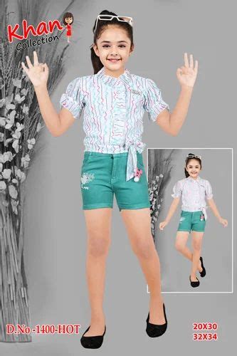 Cotton 3 Color Baby Top And Hot Pant Set At Rs 300 Piece In Panchla ID 2854756929430
