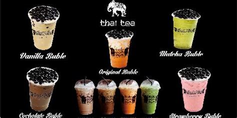 Daftar Harga Menu Delivery Thai Tea Pisang Bum Bum Minimarket Arta