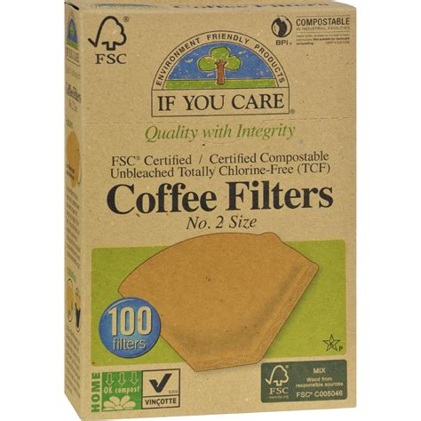 If You Care Unbleached Coffee Filters | My Organic Access