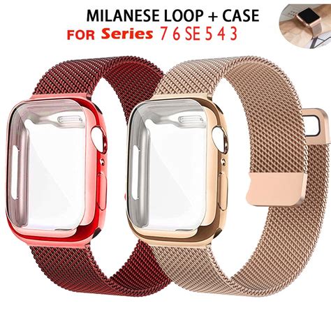 Pasek Milanese Etui Do Apple Watch Mm Mm Seria Se Band Mm