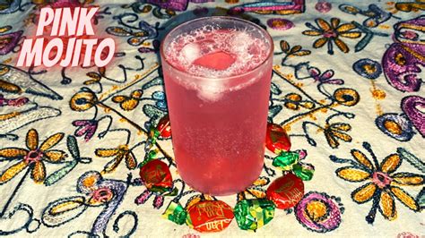 Pink Mojito Recipe Made From Pan Pasand Toffee Youtube