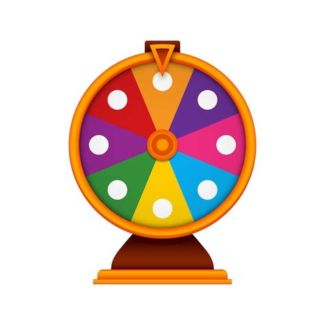 Premium Vector Fortune Wheel Isolated On White Background