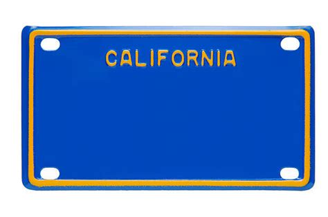 Blank State License Plates