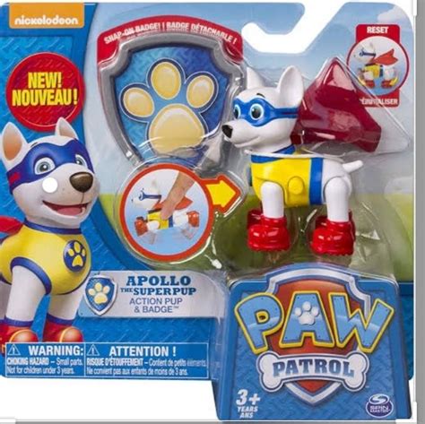 Paw Patrol Apollo Action Pup And Budge Hobbies And Toys Toys And Games On