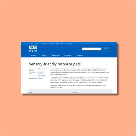 Sensory Friendly Resource Pack — Neurodiverse Connection