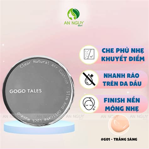 Phấn Nước GOGO TALES Naked Fog And Foggy Coke Air Cushion g x Phấn