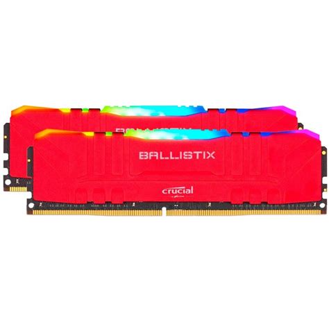 Crucial Ballistix DDR4 3200Mhz PC4-25600 32GB 2x16GB CL16 Roja ...