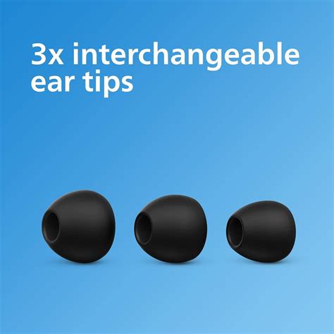 Philips TAE1126BK/51 In-Ear Wired Headphones Black - Veli store
