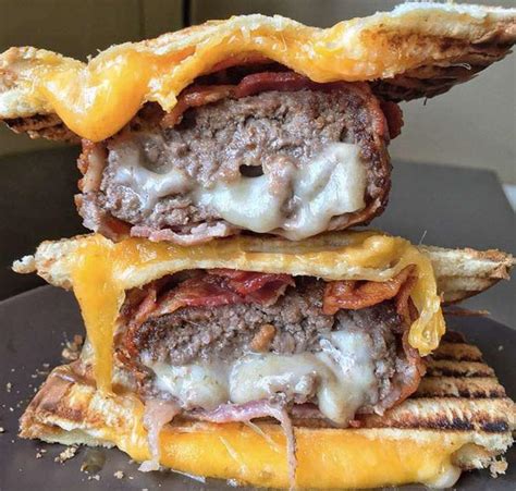 fucking bacon wrapped mozzarella stuffed double cheeseburger