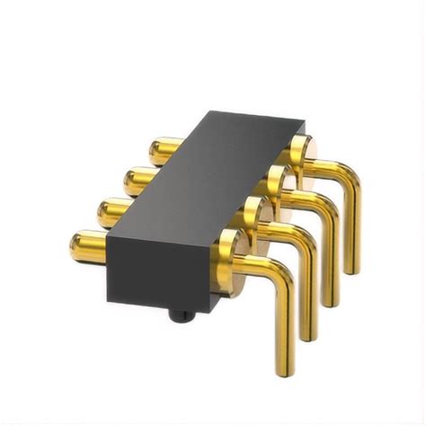 Brass Spring Loaded Power Electrical Contact Probe Pins Bend Type