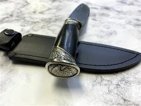 НОЖ БЕРКУТ-2, КОВАНАЯ Х12МФ, ГРАБ, МЕЛЬХИОР в интернет-магазине Ярмарка ...