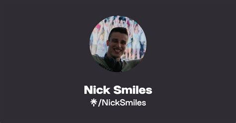 Nick Smiles Instagram Twitch Linktree