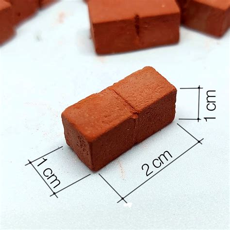 Miniatur Batu Bata Bata Mini Miniatur Bata Miniatur Bata Merah