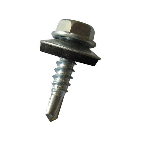 Hex Washer Head Self Drilling Screws With EPDM Bonded Washer By Fasto