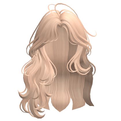 Messy Wavy Hairstyle Blonde Roblox