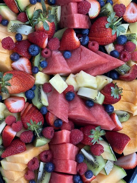 large fruit platter salad sensations