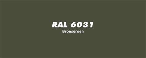 RAL 6031 - Bronsgroen - Onlineverf.nl