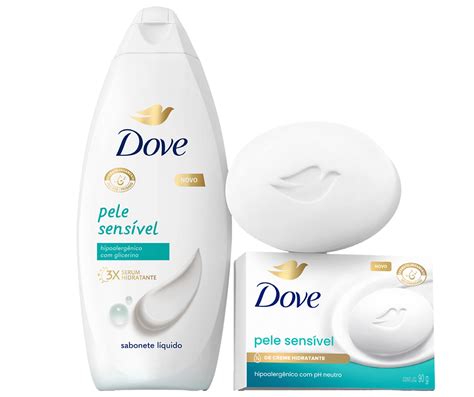 Sabonete Dove Para O Rosto - DOVE LANÇA VARIANTE DE SABONETES PARA PELE SENSÍVEL
