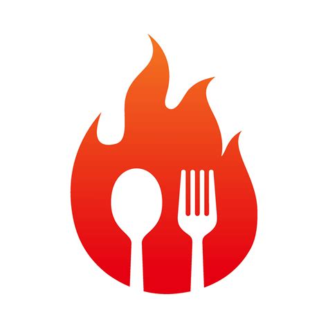 Hot Food Vector Logo Vector Art At Vecteezy