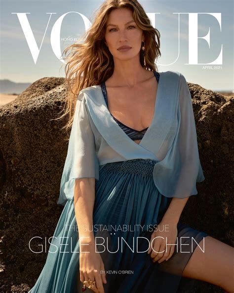 Gisele Bundchen Vogue Hong Kong 2021 Cover Photos