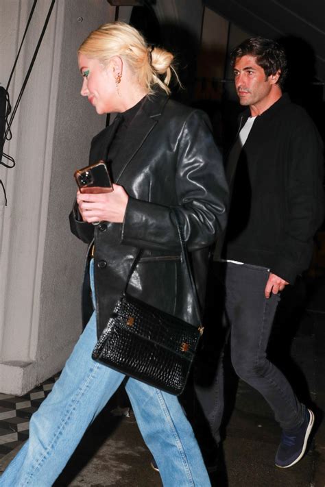 ASHLEY BENSON and Brandon Davis on a Date Night at Craig’s in West
