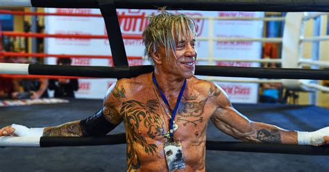 Mickey Rourke Reveals Shocking Transformation Ahead Of First Boxing