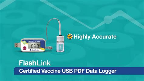 Flashlink Certified Vaccine Data Logger With Glycol Bottle Youtube