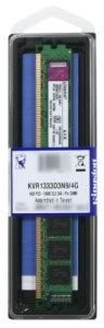 KINGSTON ValueRAM DDR3 4 GB PC DRAM (KVR13N9S8/4-SP) - KINGSTON ...