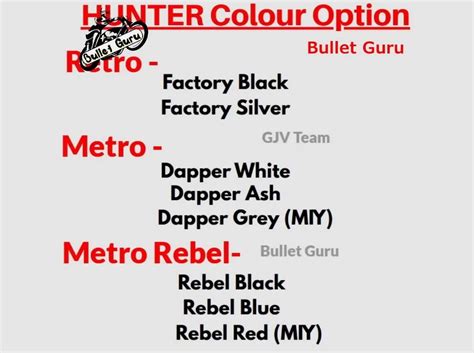 hunter variants differences weight revealed
