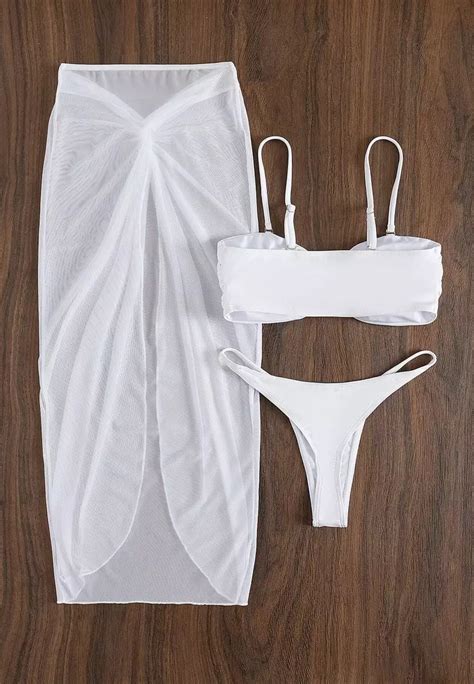Buy Lycka Lyx European Lady Bikini Swimwear White Online Zalora